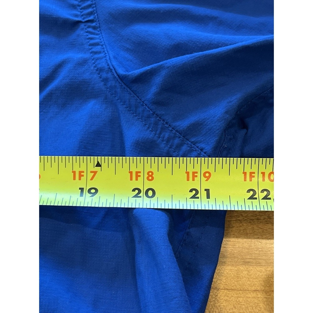 Field & Stream Shirt Mens L Blue Short Sleeve Button Down Cotton Poly Mesh - Picture 9 of 12